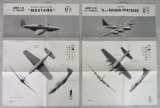 WWII Era B-17 & P-51 Mustang Spotters Posters
