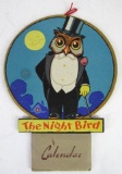 Night Bird Bar 1947 Advertising Calendar/Super Graphics!