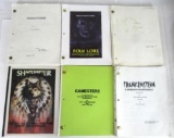 John Carl Buechler Group of (5) Personal Original Scripts