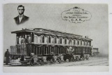 Civil War/Lincoln Funeral Car (1908) Real Photo Postcard