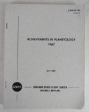 NASA Planetology Original Vintage Technical Manual