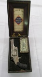 Outstanding Wells Fargo Security Agent Pistol Box w/Revolver and Ammo Box