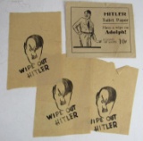 WWII 1940's Hitler Toilet Paper/Great Propaganda!