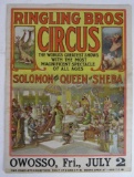 Ringling Bros (1914) Program/Solomon & Queen of Sheeba