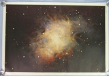 NASA 1965 Astro Murals Crab Nebula In Taurus Poster