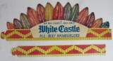 White Castle Hamburgers 1940's Big Chief Premium Hat