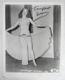 Tempest Storm Signed Klaw Pin-Up Photo w/COA