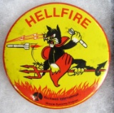 Hellfire Missile Rockwell c.1978 Pinback Button w/Logo