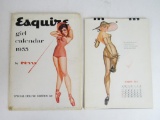 Esquire/Petty 1955 Pin-Up Calendar with Original Sleeve