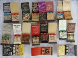 Vintage Printed Matches Matchbook Lot of 19/Amazing Group!