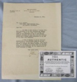 General John 'Black Jack' Pershing (1921) Signed Document