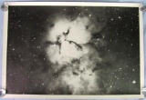 NASA c.1958 Astro Murals Trifid Nebula in Sagittarius Poster