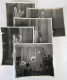 Group of (5) 1950's Nude 8 X 10 Arthouse Pin-Up Photos