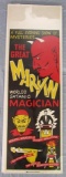 1940's Marvin the Satanic Magician Advertising Poster