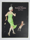 Phoenix Bobbed Hosies c.1920 Cardboard Advertising Sign