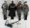 Lot (4) 1:6 Scale WWII German Soldier Figures- Dragon, DiD?