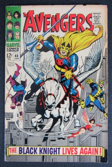 Avengers #48 (1968) Key 1st BLACK KNIGHT Appearance