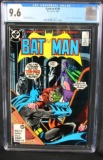 Batman #398 (1986) Awesome Two-Face/ Catwoman Cover CGC 9.6