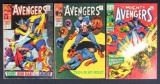 Avengers Silver Age Lot #51, 56, 65