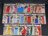 Excellent Lot (17) Vintage 1980's GI Joe Uncut Card Backs/ File Cards!