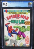 Spider-Man vs. Hulk #NN (1979) Columbus Dispatch Promo Comic CGC 9.0