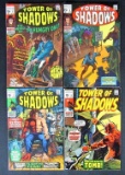 Tower of Shadows (1969, Marvel) #2, 3, 5, 8 Silver Age Marvel Horror Lot- NICE!