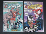 Amazing Spider-Man #344 & #347 Key Issues/ 1st Cletus Kasady, Classic Venom Cover