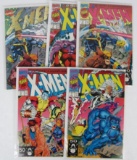 X-Men #1 (1991, Jim Lee Series) Lot All 5 Covers!