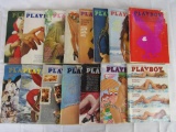 Lot (15) Vintage 1970's Playboy Magazines