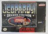 Vintage Super Nintendo SNES Jeopardy Deluxe Edition Cartridge Sealed MIB