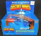 Vintage 1984 Marvel Secret Wars Mattel Captain America Turbo Cycle MIB Never Removed