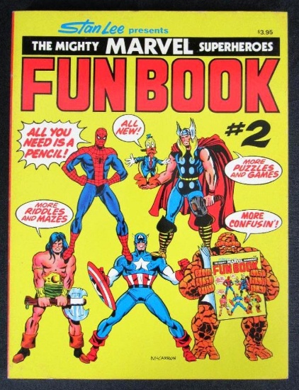 Mighty Marvel Fun Book #2 (1977) Unused/ Large Format