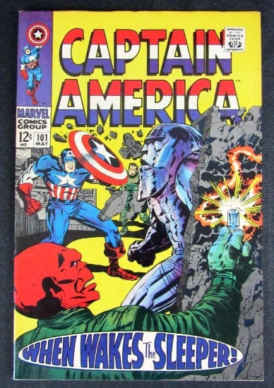 Captain America #101 (1968) Silver Age Red-Skull