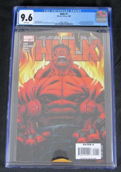 Hulk #1 (2008) Key 1st Appearance Red Hulk CGC 9.6