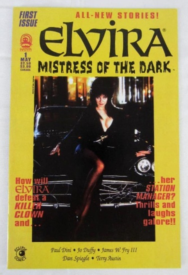 Elvira Mistress of the Dark #1 (1993) Claypool Comics/ Key 1st Issue
