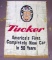 Extremely Rare 1947-1948 Tucker Automobile Silk Dealership Banner (33x48)