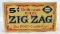 Antique Zig Zag Popcorn Confection Candy Store Sealed Box