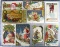 Grouping Antique Santa Claus Christmas Postcards