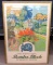 Excellent Antique Bomba Bloch Water Pumps Framed Advertising Poster 32 x 45