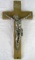 Excellent Antique I.N.R.I. (Jesus of Nazareth, King of the Jews) Cast Metal Crucifix