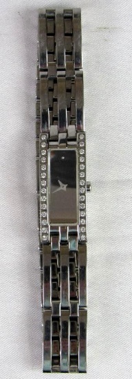 Beautiful Ladies Movado Chrome Dial Wrist Watch