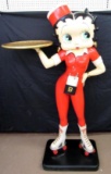 Outstanding Life Size Betty Boop Car Hop Waitress Fiberglass Statue (64
