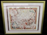 Beautifully Framed Kim Deitch Rare Signed & Numbered Artist's Proof Print