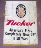Extremely Rare 1947-1948 Tucker Automobile Silk Dealership Banner (33x48)