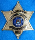 Authentic Calhoun County (Michigan)Deputy Sheriff Obsolete Police Badge