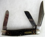 Vintage Olsen OK (HC, MI, USA) Folding 3 Blade Pocket Knife