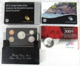 Lot (4) US Mint Silver Proof Sets