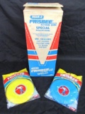 Excellent Vintage 1981 Wham-O Frisbee NOS Full Store Display Case