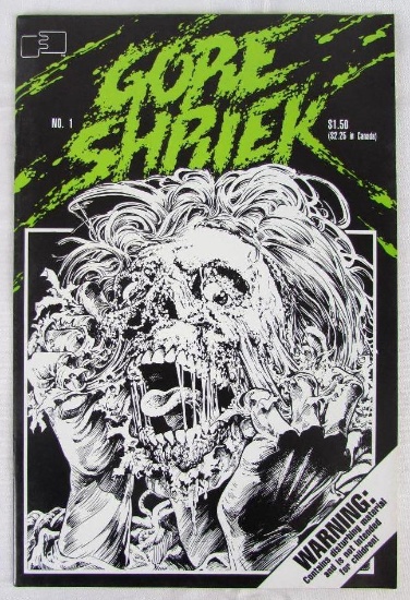 Gore Shriek #1 (1986) Fantaco Horror/ 1st Capullo Art