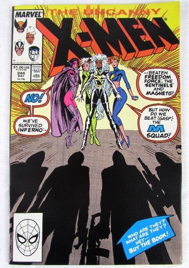 Uncanny X-Men #244 (1989) Key 1st Appearance JUBILEE